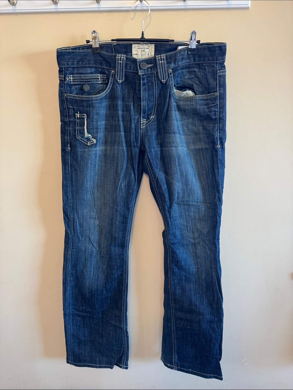 Taverniti So Jeans Men's Straight Dark Indigo Denim